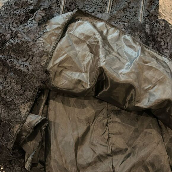 Doll’s Kill Widow NWT Wished Upon Lace Mini Ruffle Bustier Gothic Dress Small - Picture 14 of 15